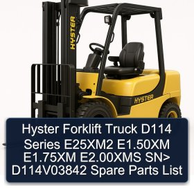 Hyster Forklift Truck D114 Series E25XM2 E1.50XM E1.75XM E2.00XMS SN onerror=