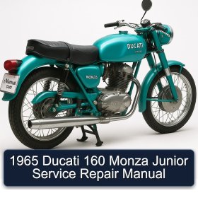 1965 Ducati 160 Monza Junior Service Repair Manual