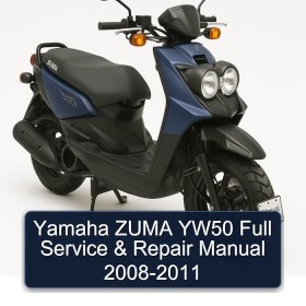 Yamaha ZUMA YW50 Full Service & Repair Manual 2008-2011