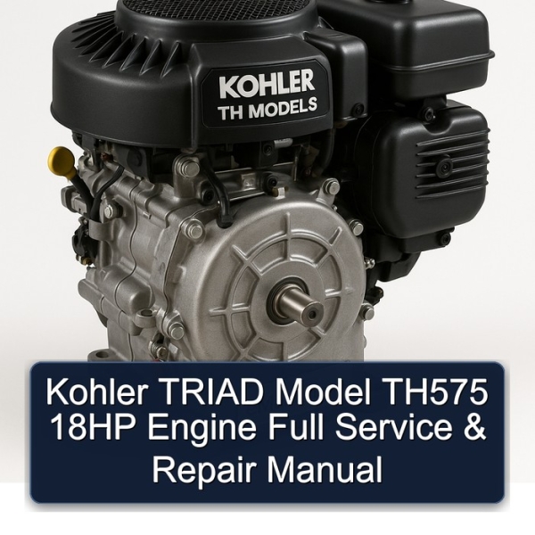 Kohler TRIAD Model TH575 18HP Engine Full Service & Repair Manual