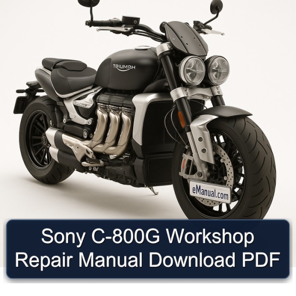 Sony C-800G Workshop Repair Manual Download PDF
