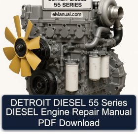 DETROIT DIESEL 55 Series DIESEL Engine Repair Manual PDF Download