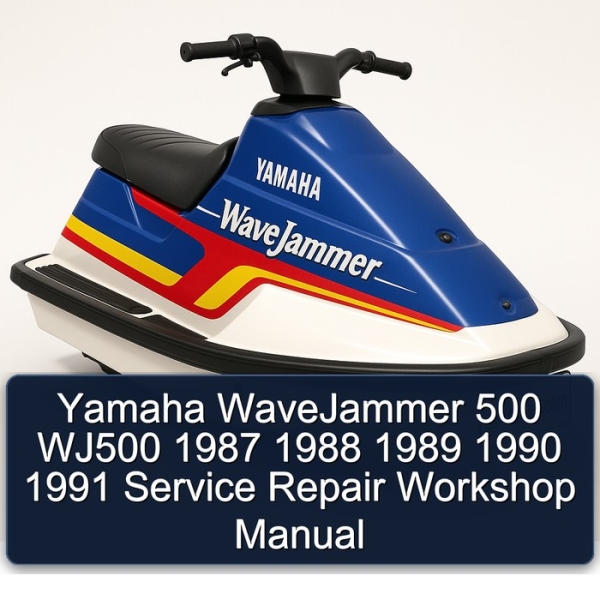 Yamaha WaveJammer 500 WJ500 1987 1988 1989 1990 1991 Service Repair Workshop Manual