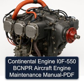 Continental Engine I0F-550 BCNPR Aircraft Engine Maintenance Manual-PDF