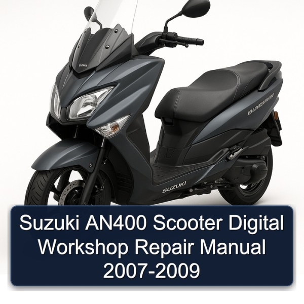 Suzuki AN400 Scooter Digital Workshop Repair Manual 2007-2009