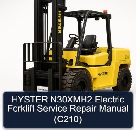 HYSTER N30XMH2 Electric Forklift Service Repair Manual (C210)