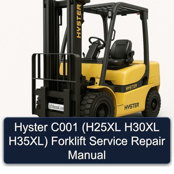Hyster C001 (H25XL H30XL H35XL) Forklift Service Repair Manual
