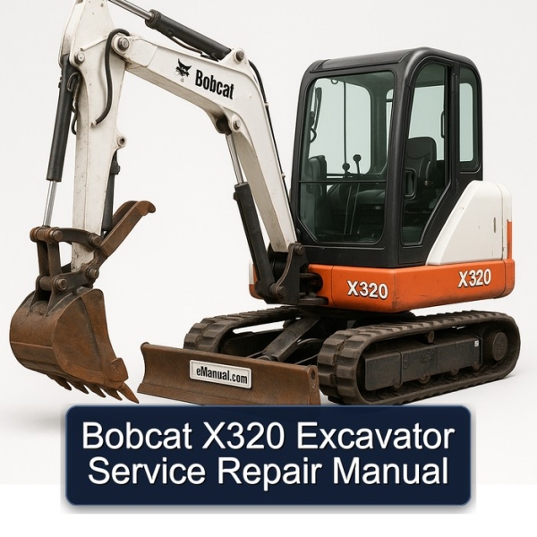 Bobcat X320 Excavator Service Repair Manual