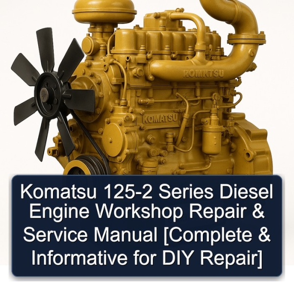 Komatsu 125-2 Series Diesel Engine Workshop Repair & Service Manual [Complete & Informative for DIY Repair]