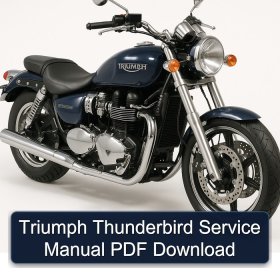 Triumph Thunderbird Service Manual PDF Download