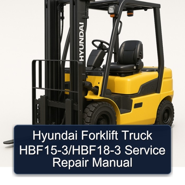 Hyundai Gabelstapler HBF15-3 / HBF18-3 Servicehandbuch