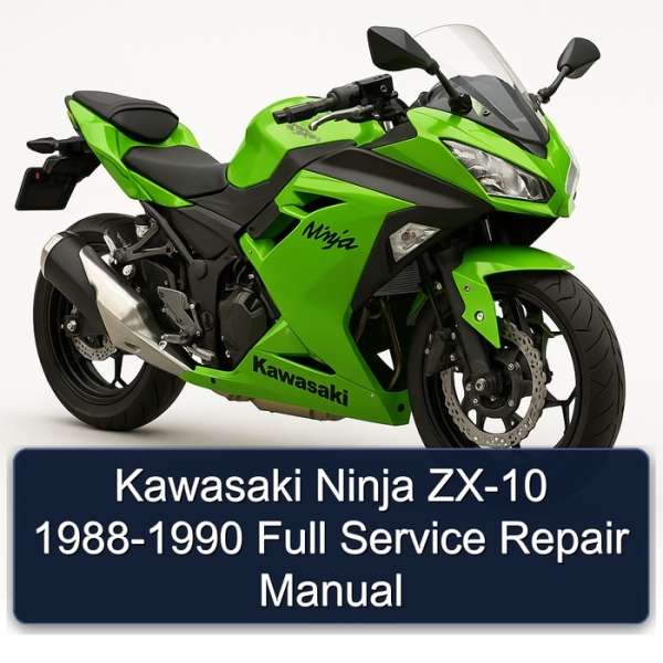 Kawasaki Ninja ZX-10 1988-1990 Full Service Repair Manual