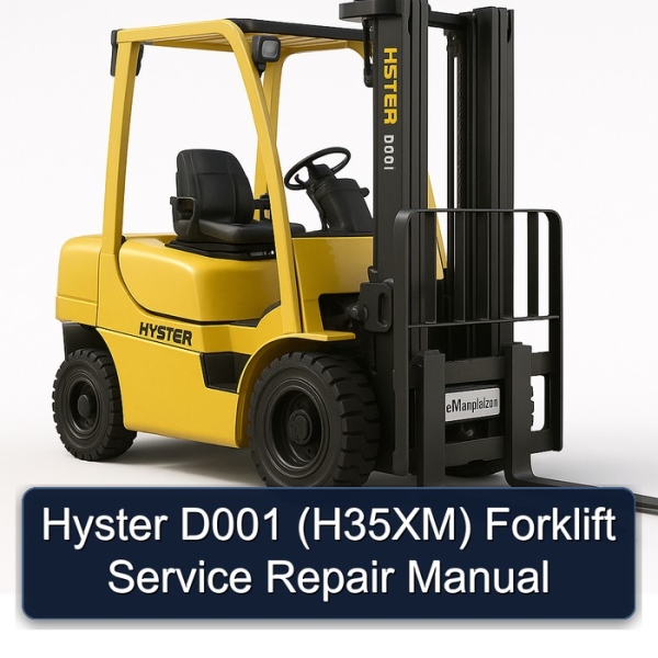 Hyster D001 (H35XM) Forklift Service Repair Manual