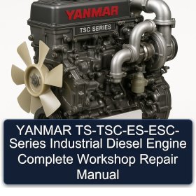 YANMAR TS-TSC-ES-ESC- Series Industrial Diesel Engine Complete Workshop Repair Manual