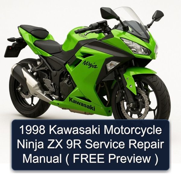 1998 Kawasaki Motorcycle Ninja ZX 9R Service Repair Manual ( FREE Preview )