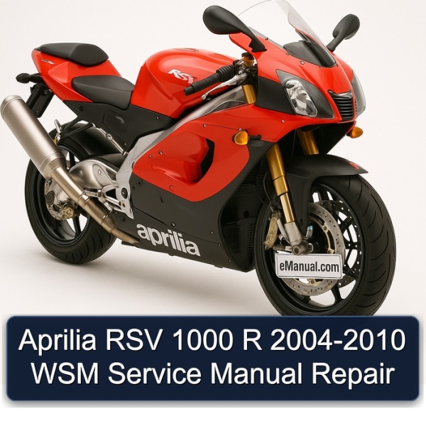 Aprilia RSV 1000 R 2004-2010 WSM Service Manual Repair
