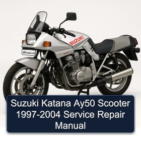 Suzuki Katana Ay50 Scooter 1997-2004 Service Repair Manual
