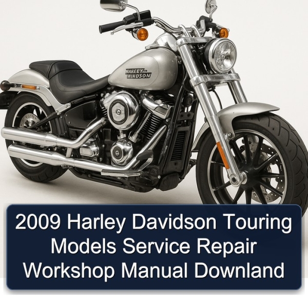 2009 Harley Davidson Touring Models Service Repair Workshop Manual Downland