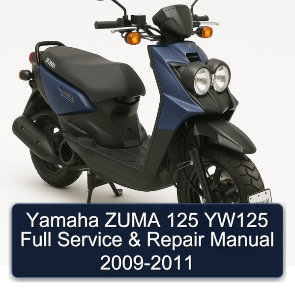 Yamaha ZUMA 125 YW125 Full Service & Repair Manual 2009-2011