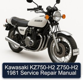 Kawasaki KZ750-H2 Z750-H2 1981 Service Repair Manual