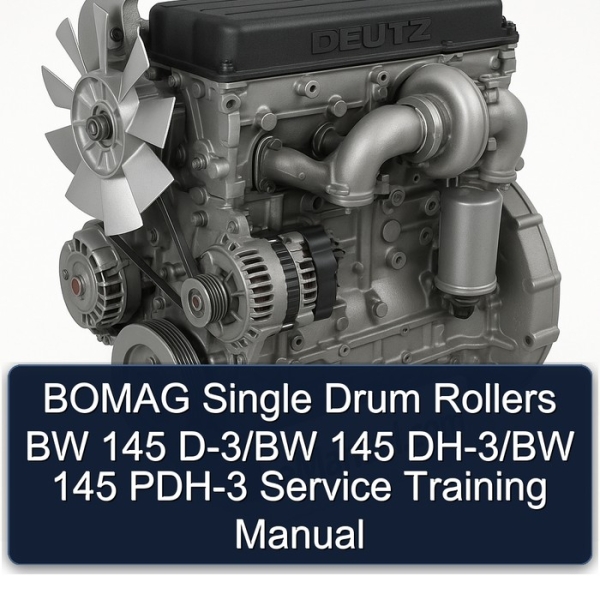 BOMAG Single Drum Rollers BW 145 D-3/BW 145 DH-3/BW 145 PDH-3 Service Training Manual
