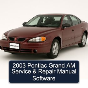 2003 Pontiac Grand AM Service & Repair Manual Software