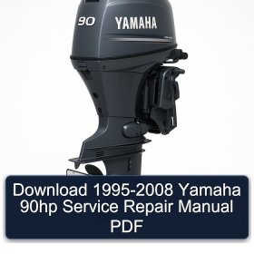Download 1995-2008 Yamaha 90hp Service Repair Manual PDF