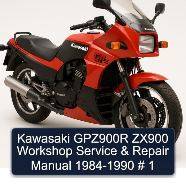 Kawasaki GPZ900R ZX900 Workshop Service & Repair Manual 1984-1990 # 1