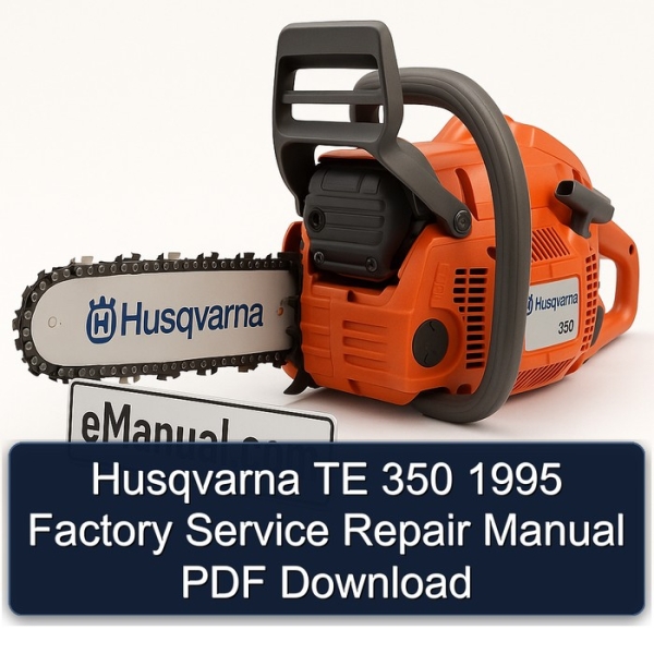 Husqvarna TE 350 1995 Factory Service Repair Manual PDF Download