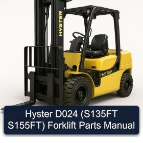 Hyster D024 (S135FT S155FT) Forklift Parts Manual