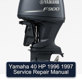 Yamaha 40 HP 1996 1997 Service Repair Manual