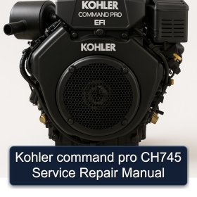 Kohler command pro CH745 Service Repair Manual