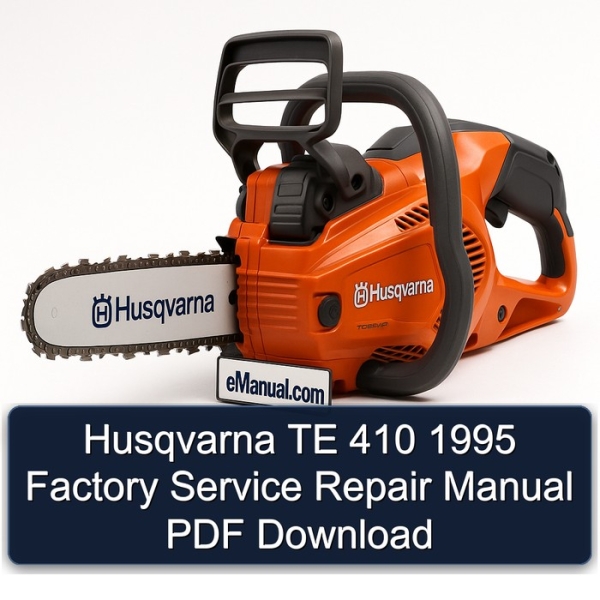 Husqvarna TE 410 1995 Factory Service Repair Manual PDF Download