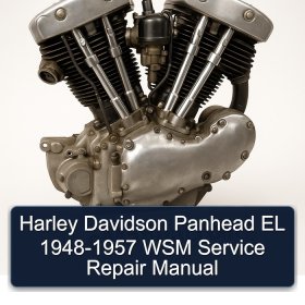 Harley Davidson Panhead EL 1948-1957 WSM Service Repair Manual