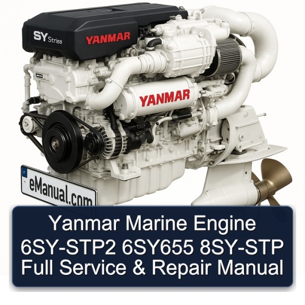 Yanmar Marine Engine 6SY-STP2 6SY655 8SY-STP Full Service & Repair Manual
