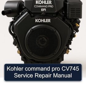 Kohler command pro CV745 Service Repair Manual