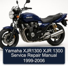 Yamaha XJR1300 XJR 1300 Service Repair Manual 1999-2006