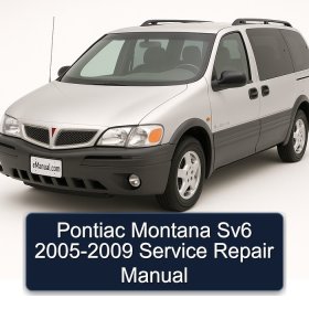 Pontiac Montana Sv6 2005-2009 Manual de servicio y reparación