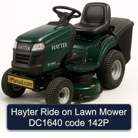 Hayter Ride on Lawn Mower DC1640 code 142P