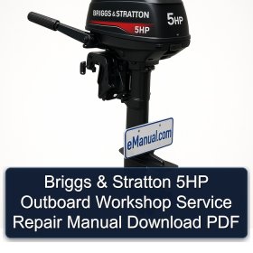 Briggs & Stratton 5HP Outboard Workshop Service Repair Manual Download PDF