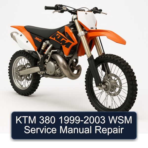 KTM 380 1999-2003 WSM Service Manual Repair