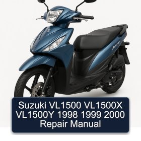 Suzuki VL1500 VL1500X VL1500Y 1998 1999 2000 Repair Manual