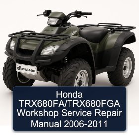 Honda TRX680FA/TRX680FGA Workshop Service Repair Manual 2006-2011