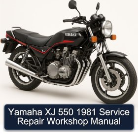Yamaha XJ 550 1981 Service Repair Workshop Manual