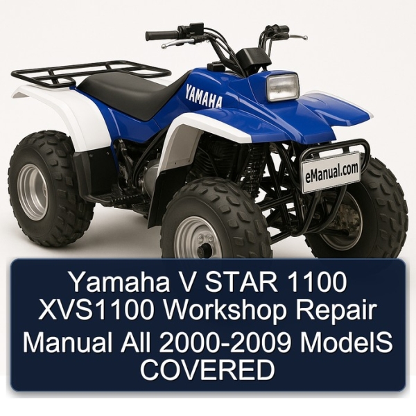 Yamaha V STAR 1100 XVS1100 Workshop Repair Manual All 2000-2009 ModelS COVERED