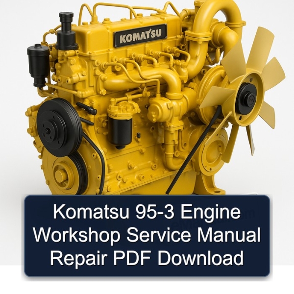 Komatsu 95-3 Engine Workshop Service Manual Repair PDF Download