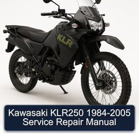 Kawasaki KLR250 1984-2005 Service Repair Manual