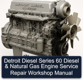 Detroit Diesel Series 60 Diesel & Natural Gas Engine Service Repair Workshop Manual