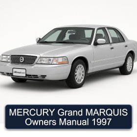 MERCURY Grand MARQUIS Owners Manual 1997