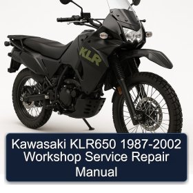 Kawasaki KLR650 1987-2002 Workshop Service Repair Manual